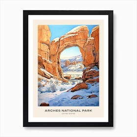 Arches National Park United States Of America 2 Poster Art Print