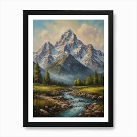 Mountain Stream 1 Art Print