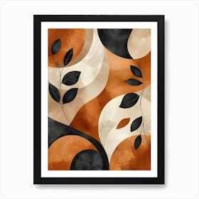 Abstract Leaves Canvas Print 8 Art Print