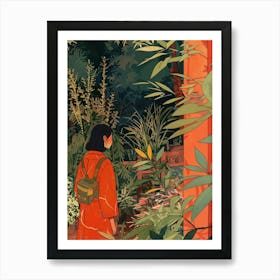 In The Garden Ryoan Ji Garden Japan 7 Art Print