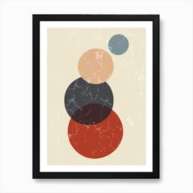 Boho Wall Abstract Art 1 Art Print