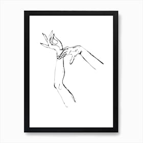 Dancing Hands Art Print