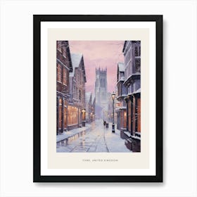 Dreamy Winter Painting Poster York United Kingdom 2 Art Print