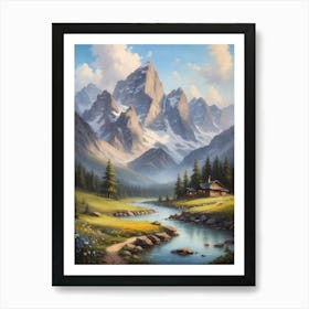 Mountain Landscape 9 Art Print