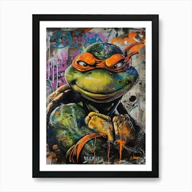 Michelangelo S From Teenage Mutant Ninja Turtles Art Print