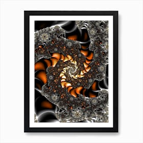 Fractal Spiral 1 Affiche