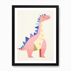 Nursery Dinosaur Art Stegosaurus 3 Art Print