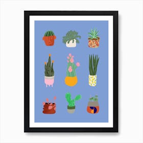 My Plant Collection Art Print