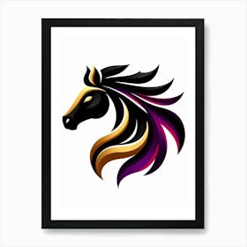 Creative Horse Beauty Illustration Nr 5 Art Print