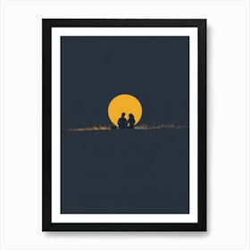 Sunset Silhouette Art Print