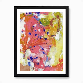 Flower Petals And Sunshine Art Print