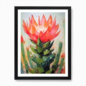 Cactus Painting Gymnocalycium 4 Art Print