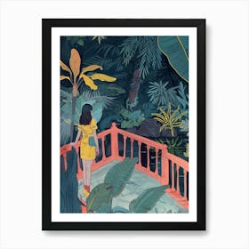 In The Garden Lan Su Chinese Garden Usa 3 Art Print