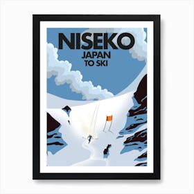 Niseko Japan To Ski Art Print