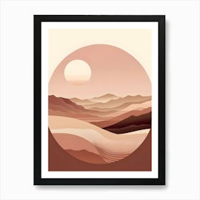 Desert Landscape 21 Art Print