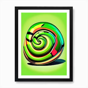 Olive Nerite Snail  Pop Art Art Print