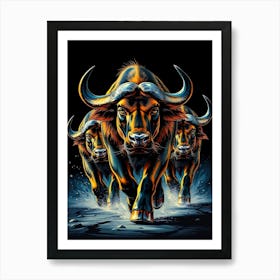 Wild Animal Creative Portrait 83 Art Print