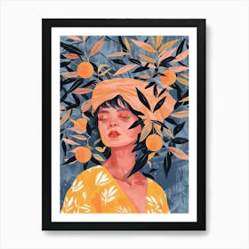 Retro Reflections Beneath The Jetstream Mid Century Style Art Print