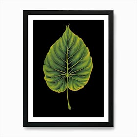 Hibiscus Leaf Art Print