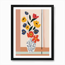 Flowers In A Vase 11 Art Print