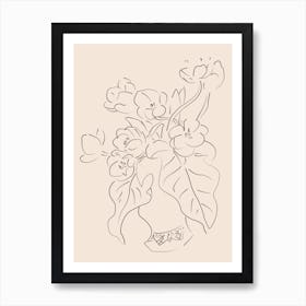 Vase Of Flowers Art Print