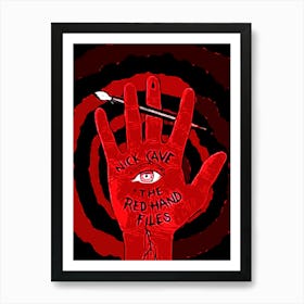 Red Hand Files nick cave Art Print