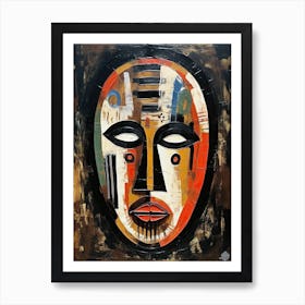 Ancestral Alchemy; African Masked Treasures Art Print