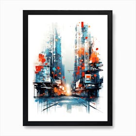 Cityscape 1 Art Print