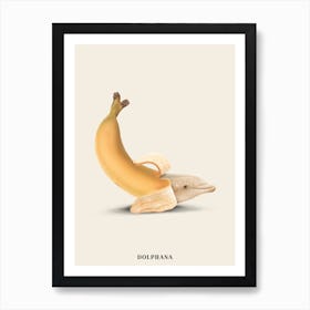 Dolphana Cream & Yellow Art Print