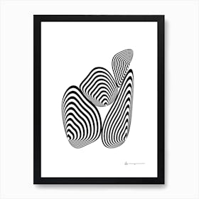 Leaning On Art Print