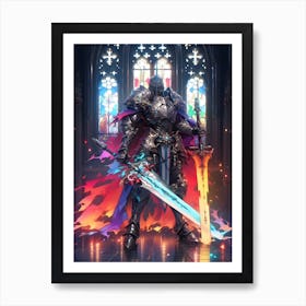 Dark Knight Art Print