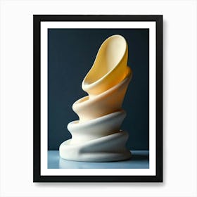 Spiral Chair Art Print