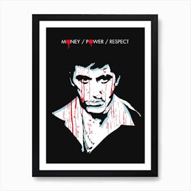 Scarface Tony Montana Art Print