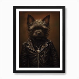 Gangster Dog Cairn Terrier 2 Art Print