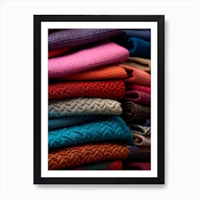 Colorful Cloths 2 Art Print