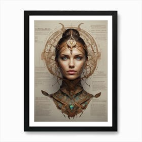 Ethereal Portrait Art Print