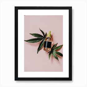 Cannabis Leaf Art Print