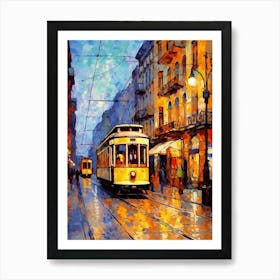 Istikal Avenue Pixel Art 10 Art Print