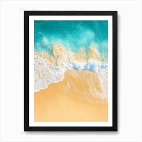 Aerial View Of A Beach 30 Art Print