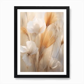 Boho Dried Flowers Bird Of Paradise 2 Art Print