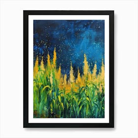 Night In The Field Art Print