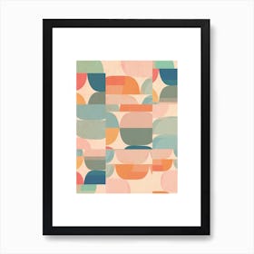 Abstracts Pastel A Art Print