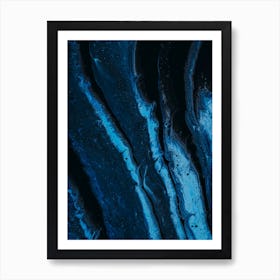 Abstract Blue Water 2 Art Print