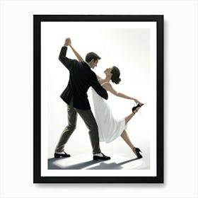 Tango Dancers 1 Art Print