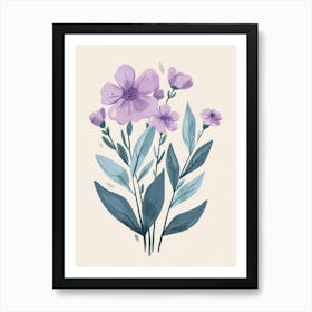 Watercolor Flowers 34 Art Print