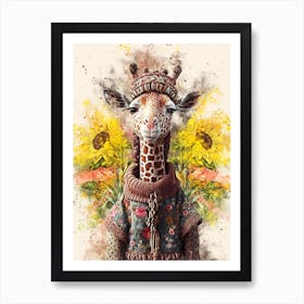 Giraffe 1 Art Print