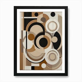 Abstract Circles Art Print
