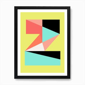 Letter Z  Art Print