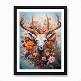 Deer Head Art Print