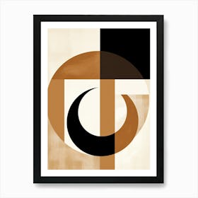 Mid Century Magic; Shape Symphonies Art Print